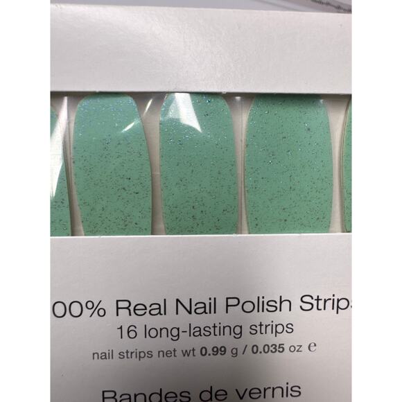 Color Street Other - NWT Color Street “Tranquil Waters” Turquoise Tone Iridescent Flakes Strips